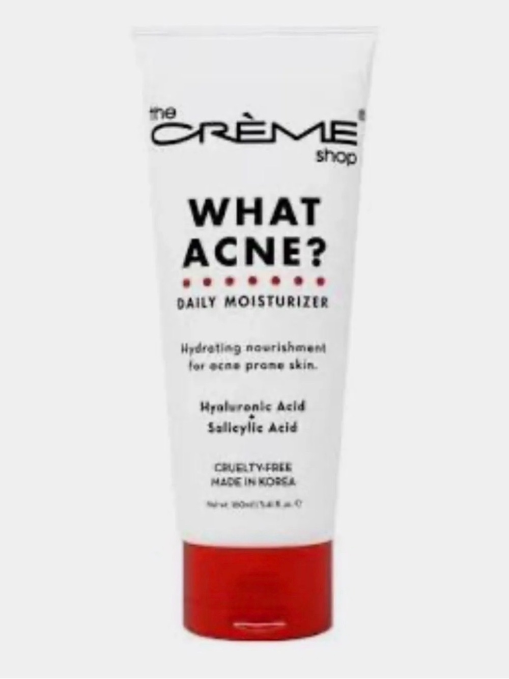 THE CRÈME SHOP- What Acne? Daily Moisturizer~Full Size, 5.4 oz
🛑NEW/SEALED🛑